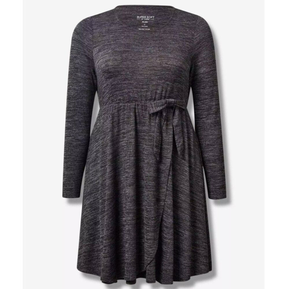 NWT Torrid 2 At The Knee Hacci Faux Wrap Dress 2X 18 20 - Picture 4 of 8